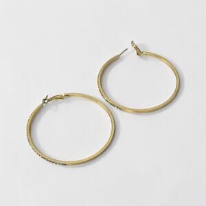 Rhinestone Big Hoop Earrings